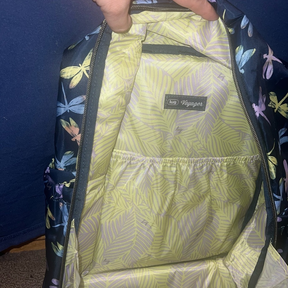 LUG Voyager Backpack/Tote in Dragonfly IcePop NWT - Picture 9 of 11